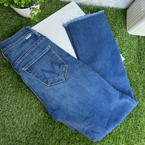 MOTHER The insider Crop step fray Sweet and Sassy size 23 fits 24 - Picture 10 of 14
